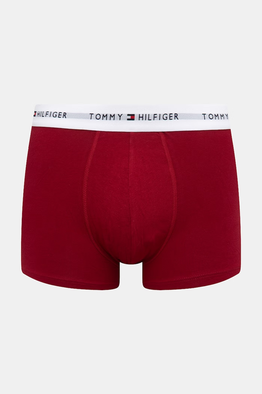 Tommy Hilfiger boxerky pánske bavlnené s elastanom 3-pak