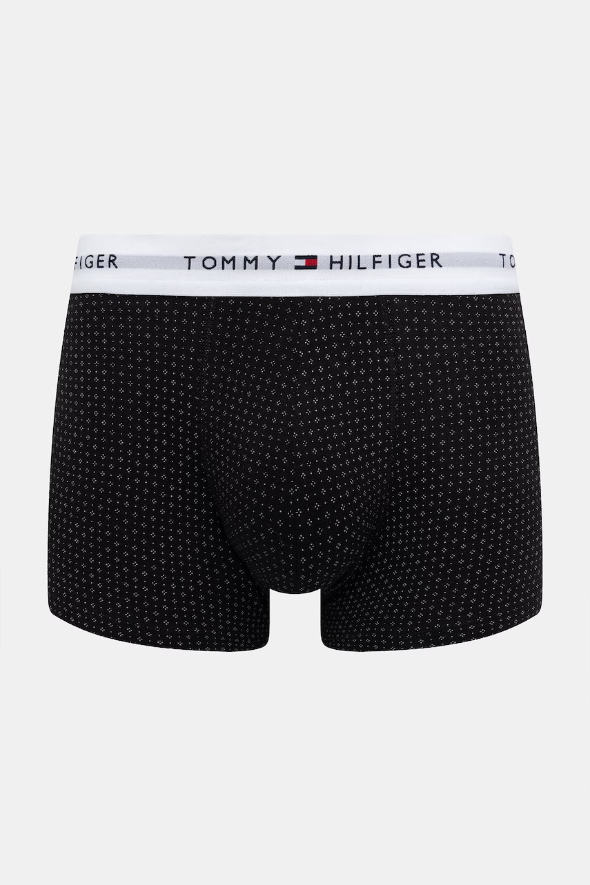 Tommy Hilfiger priliehavé boxerky pánske bavlnené s elastanom 3-pak