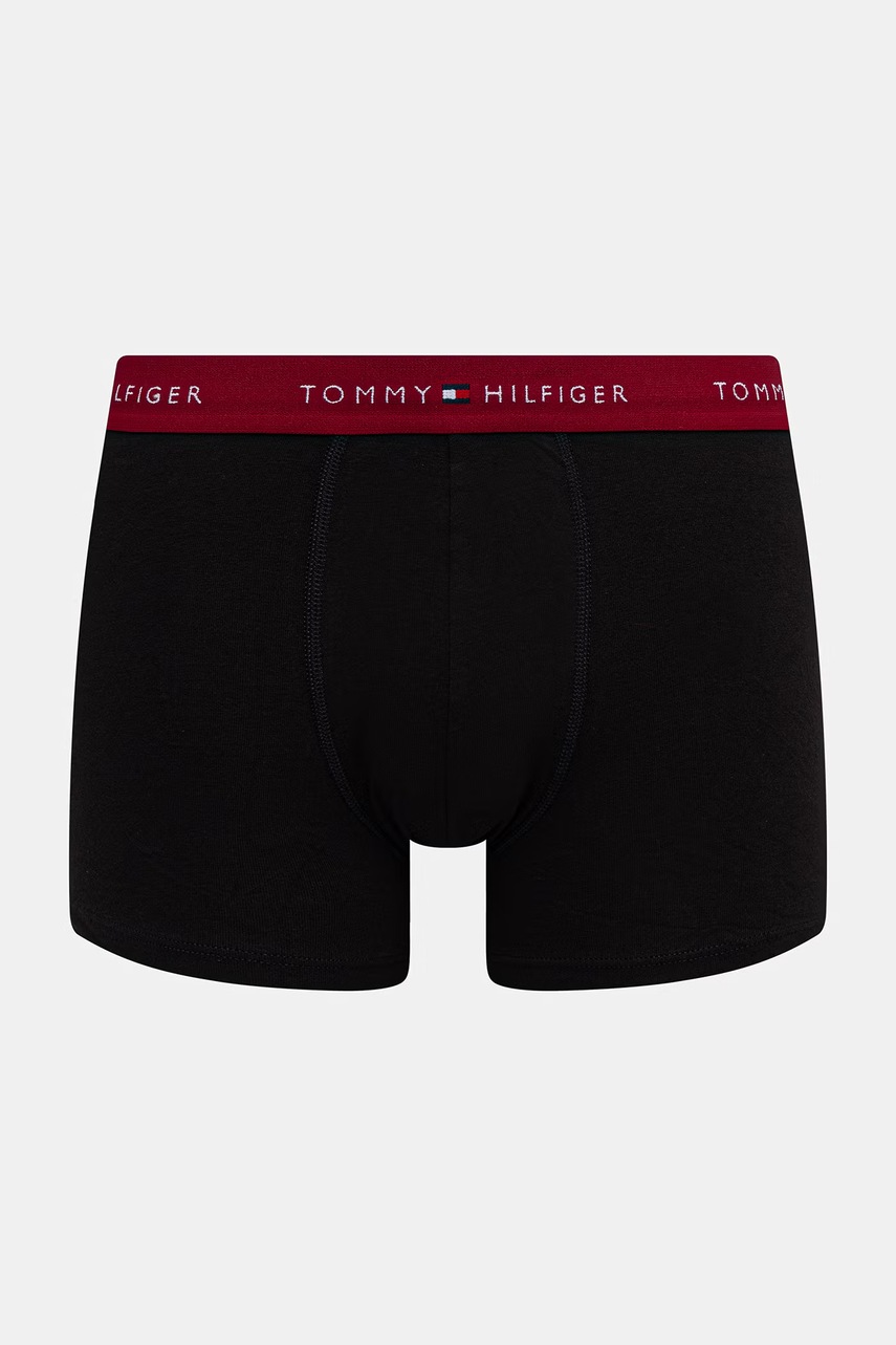 Tommy Hilfiger priliehavé boxerky pánske bavlnené s elastanom 5-pak
