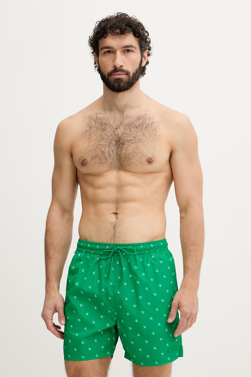 Σορτς κολύμβησης Calvin Klein Swimwear LV00N61027 Πράσινο XL