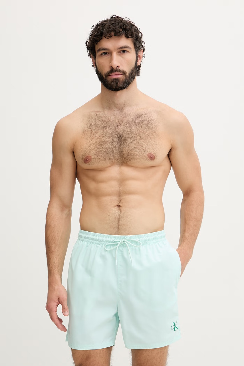 Ανδρικά beachwear calvin klein σε τιρκουαζ