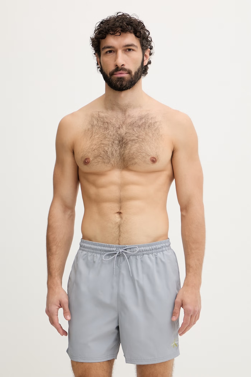 Σορτς κολύμβησης Calvin Klein Swimwear LV00N61045 Γκρι