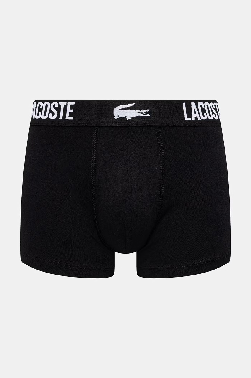 Lacoste priliehavé boxerky pánske bavlnené s elastanom 5-pak