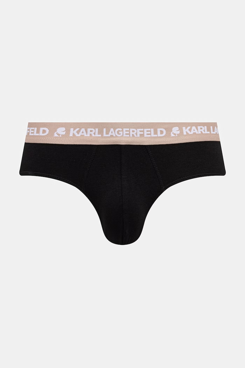 Karl Lagerfeld slipy pánske bavlnené s elastanom 3-pak