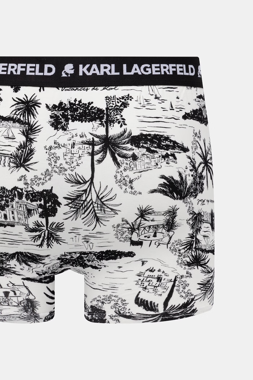 Karl Lagerfeld boxerky pánske bavlnené s elastanom 3-pak