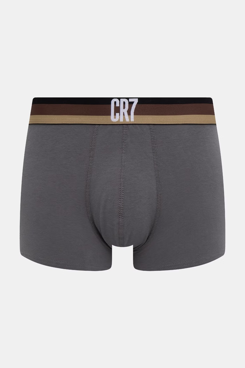CR7 Cristiano Ronaldo Priliehavé boxerky pánske bavlnené s elastanom 3-pak