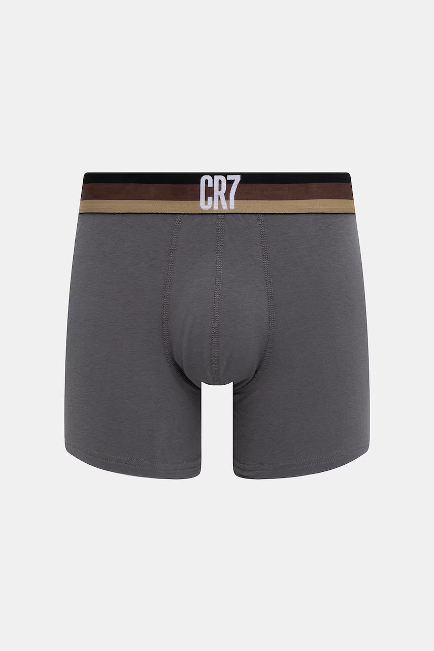 CR7 Cristiano Ronaldo Priliehavé boxerky pánske bavlnené s elastanom 3-pak