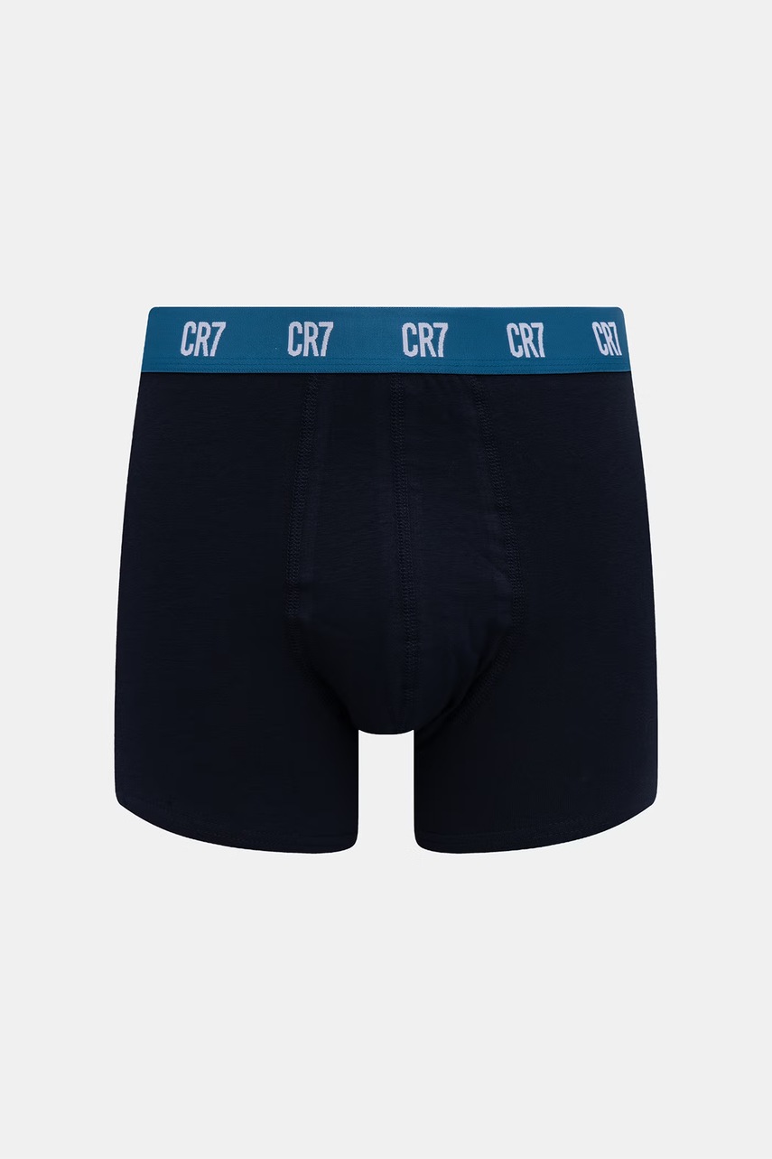 CR7 Cristiano Ronaldo priliehavé boxerky pánske bavlnené s elastanom 3-pack