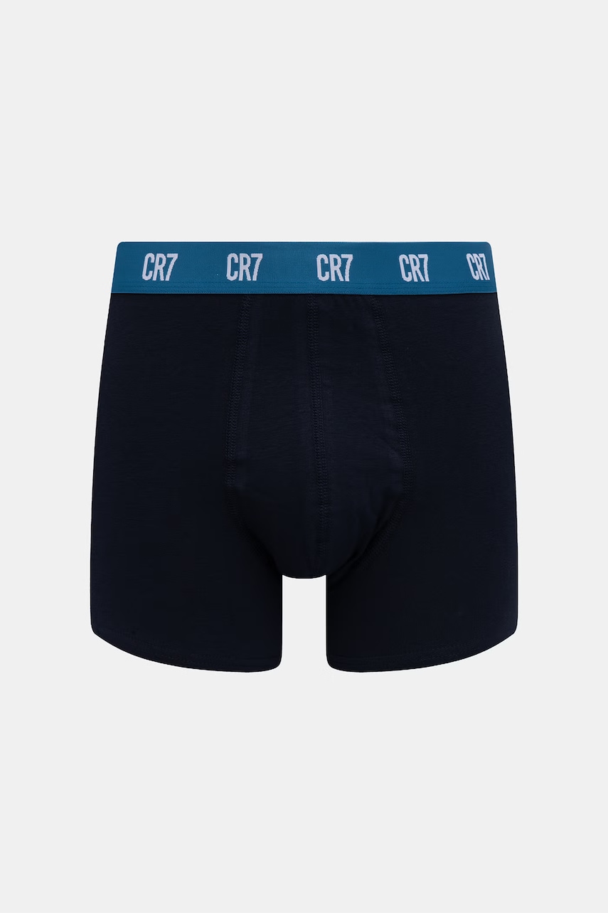 CR7 Cristiano Ronaldo priliehavé boxerky pánske bavlnené s elastanom 3-pack