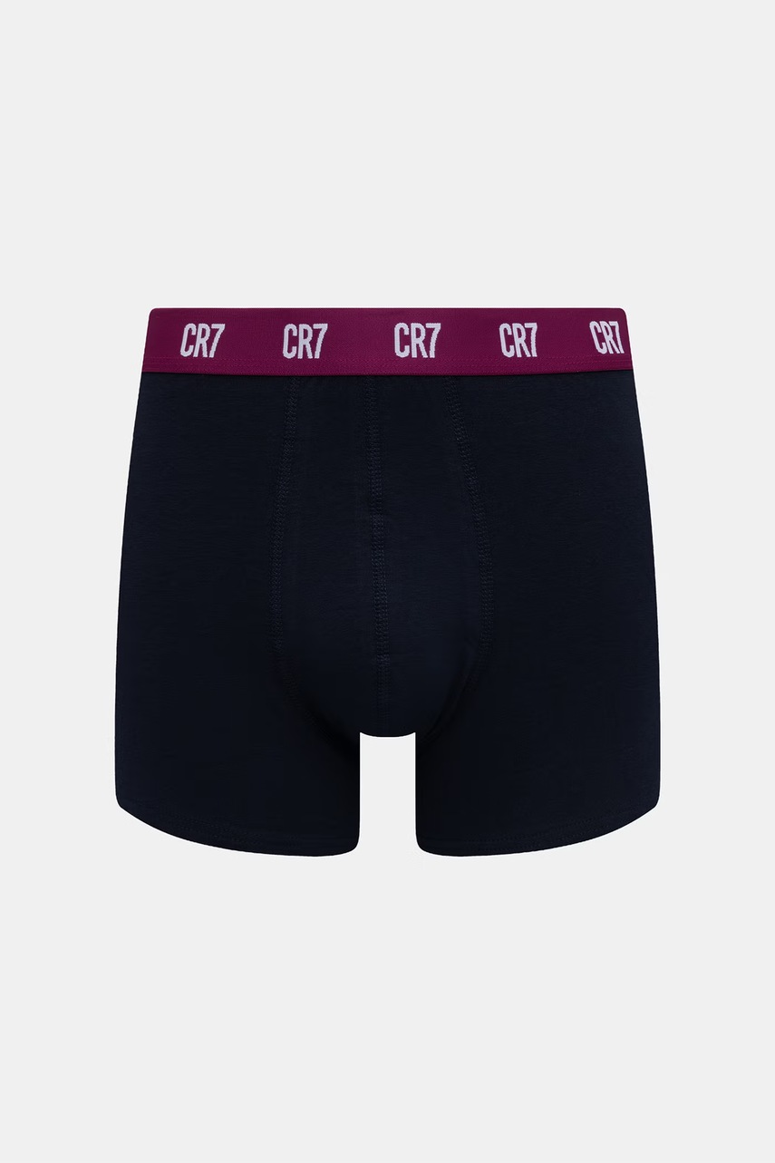 CR7 Cristiano Ronaldo priliehavé boxerky pánske bavlnené s elastanom 3-pack