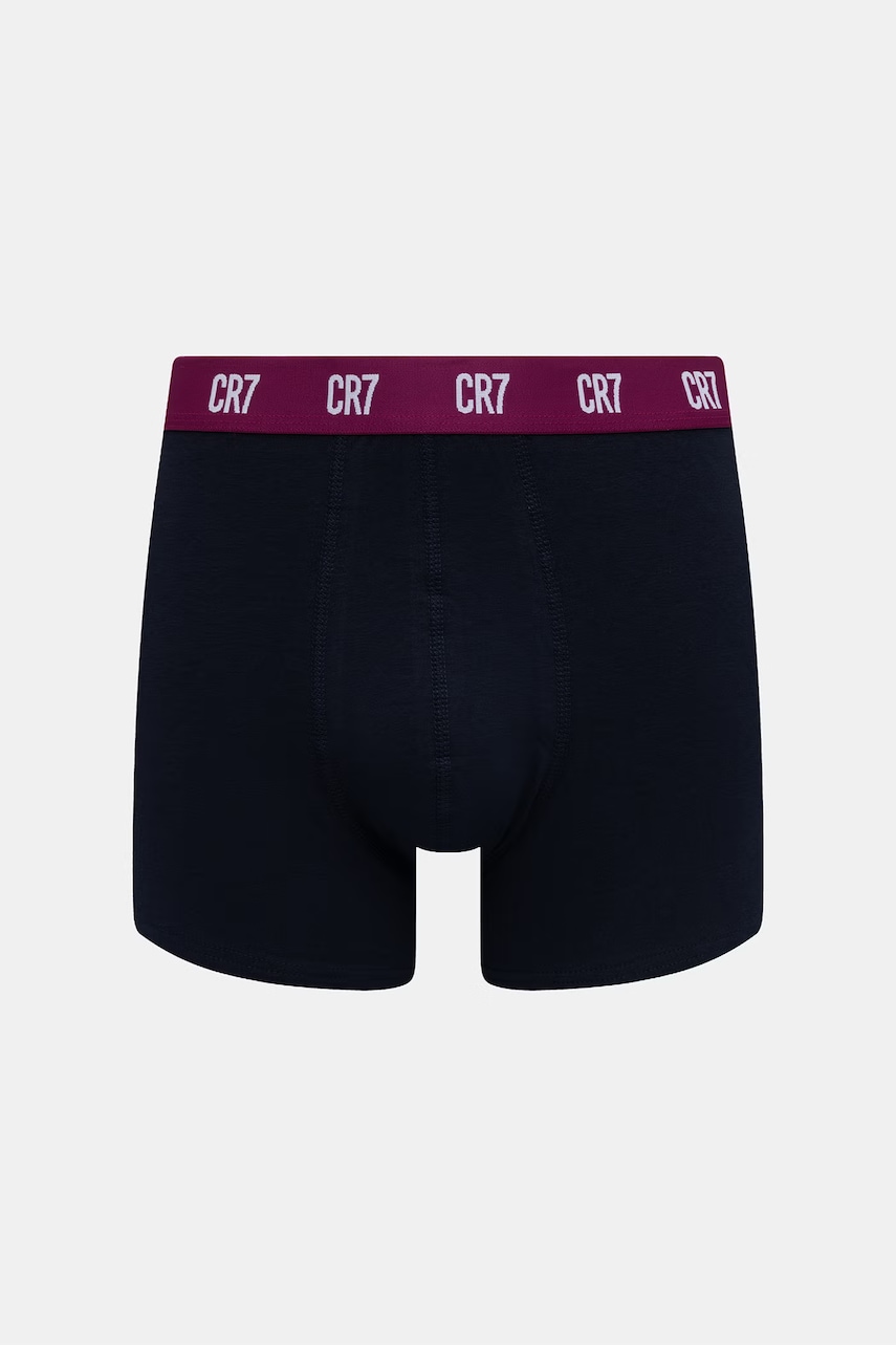 CR7 Cristiano Ronaldo priliehavé boxerky pánske bavlnené s elastanom 3-pack