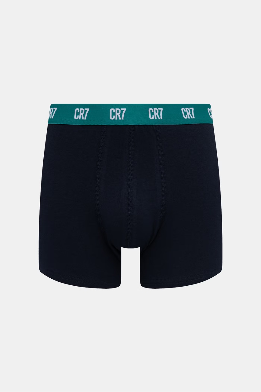 CR7 Cristiano Ronaldo priliehavé boxerky pánske bavlnené s elastanom 3-pack