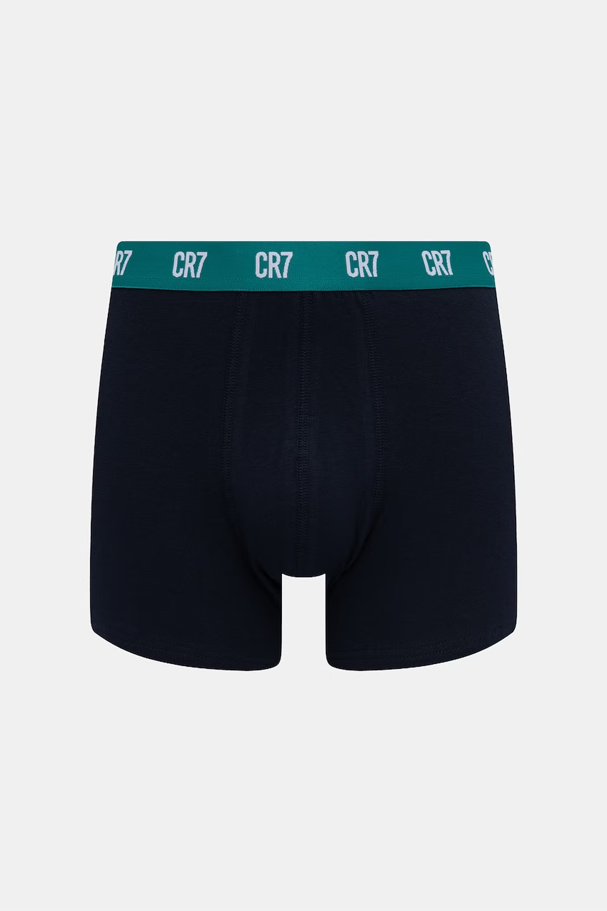 CR7 Cristiano Ronaldo priliehavé boxerky pánske bavlnené s elastanom 3-pack