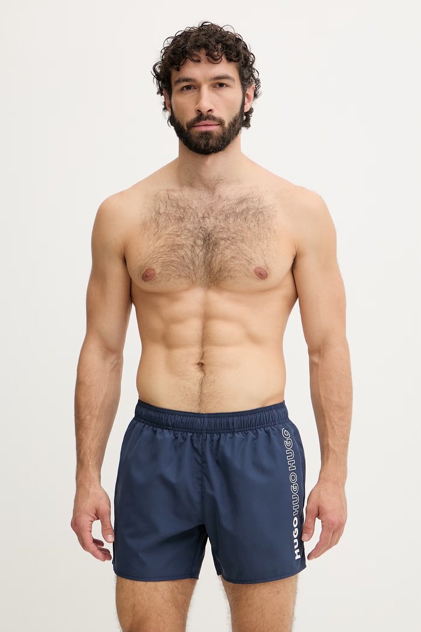 HUGO σορτς μαγιό Ανδρικά TIKI 50561111 σκούρο μπλε L,XL,XXL,M,S