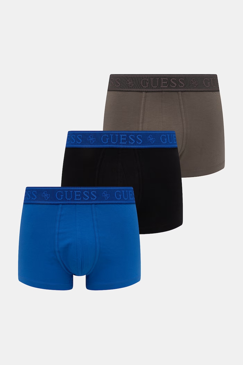 Pánske bavlnené boxerky s elastanom Guess JOE 3-pak