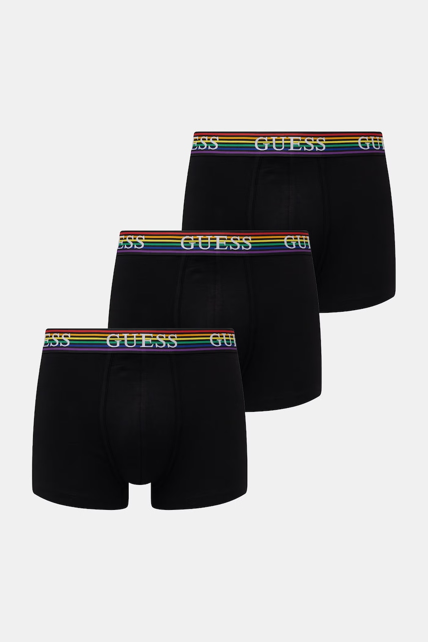 Levně Guess přiléhavé pánské boxerky 3-pack