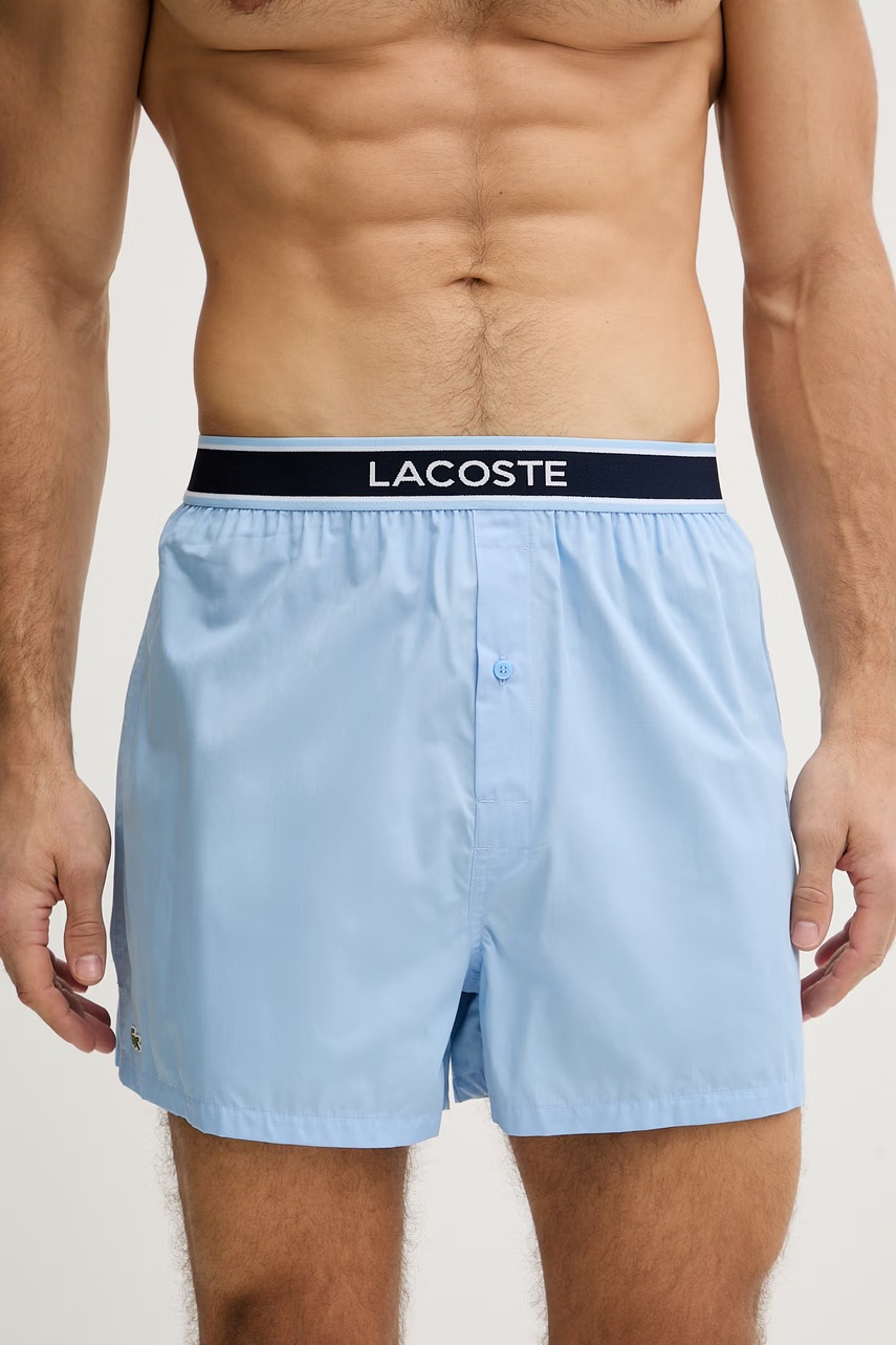 Lacoste boxerky pánske bavlnené 3-pak