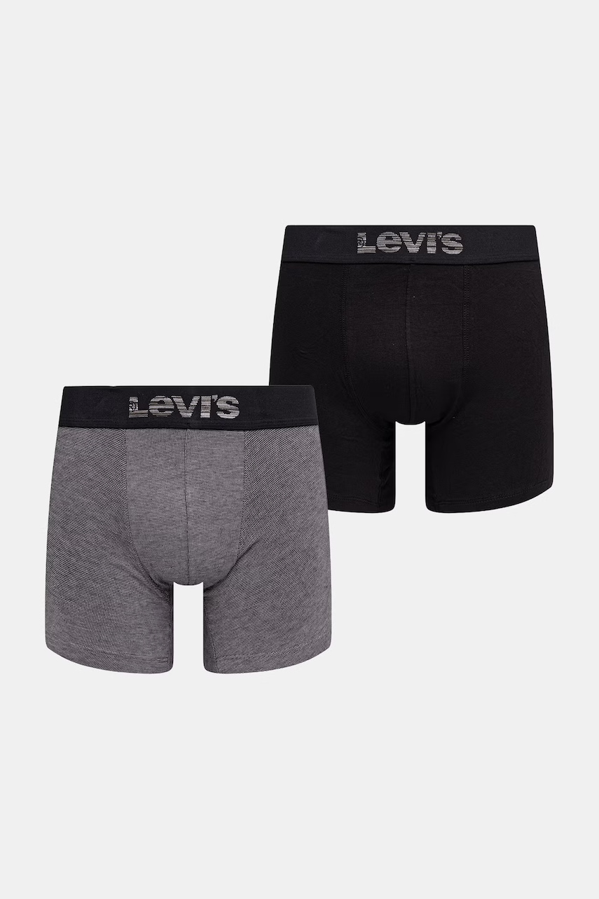 Levi's Boxerky pánske bavlnené s elastanom 2-pak