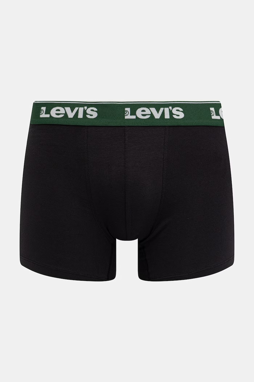 Levi's Boxerky pánske bavlnené s elastanom 3-pak