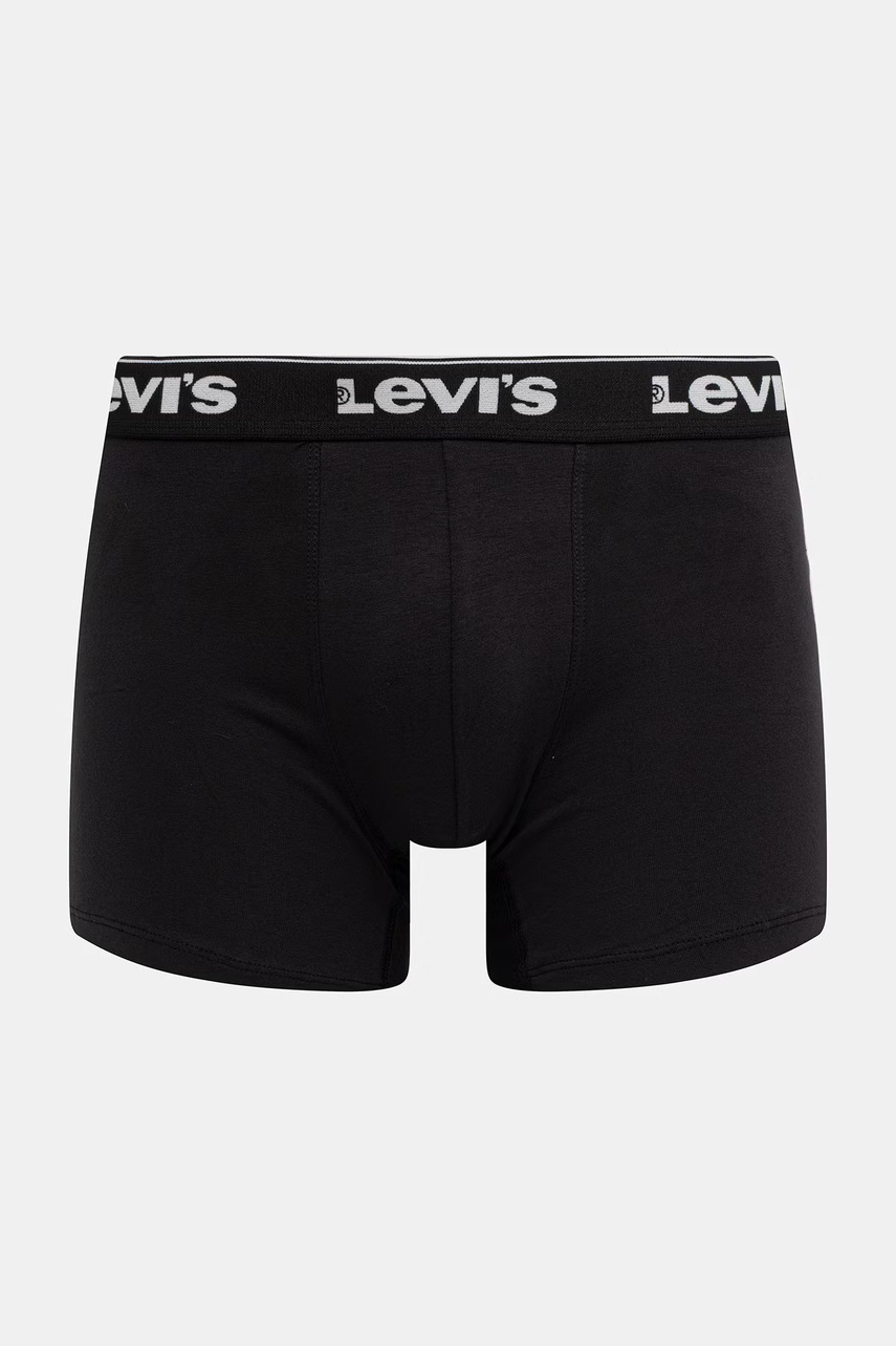 Levi's Boxerky pánske bavlnené s elastanom 3-pak