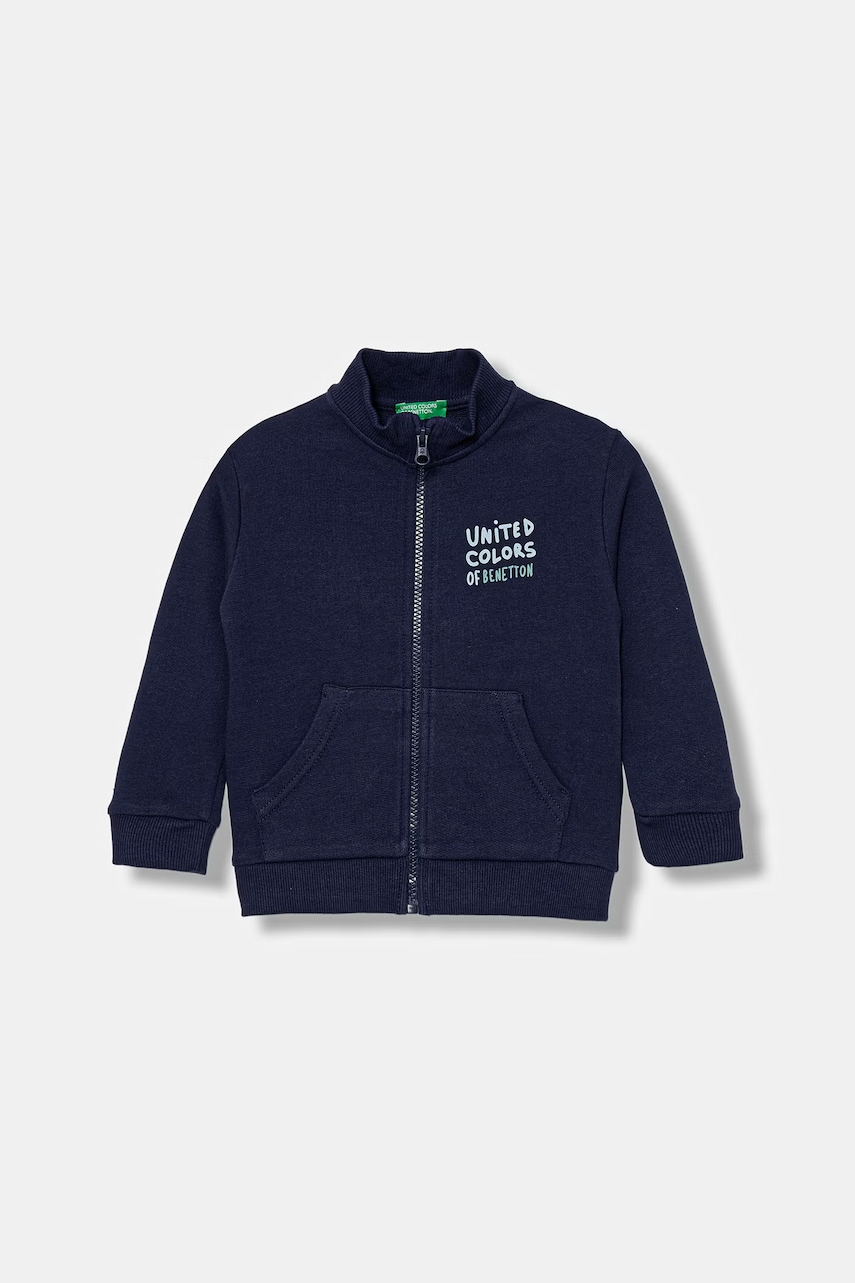 E-shop United Colors of Benetton rozepínací dětská bavlněná mikina