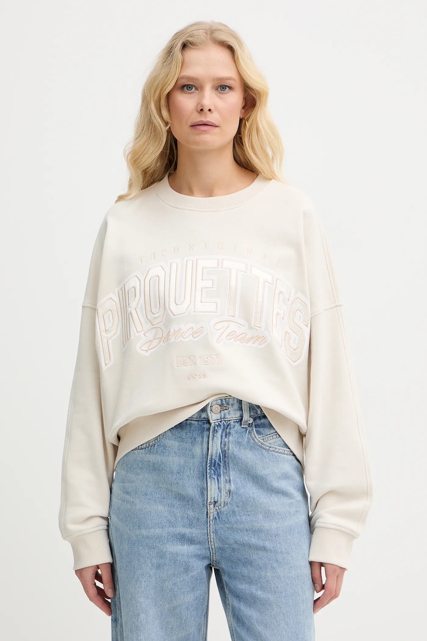 Βαμβακερή μπλούζα BOSS Orange C Ever 1