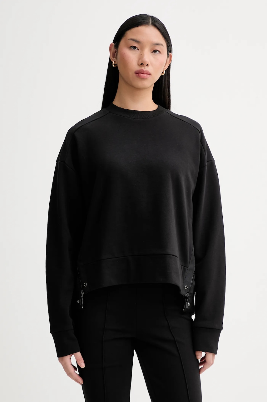 G-Star bluză culoarea negru, uni, D27268-D705