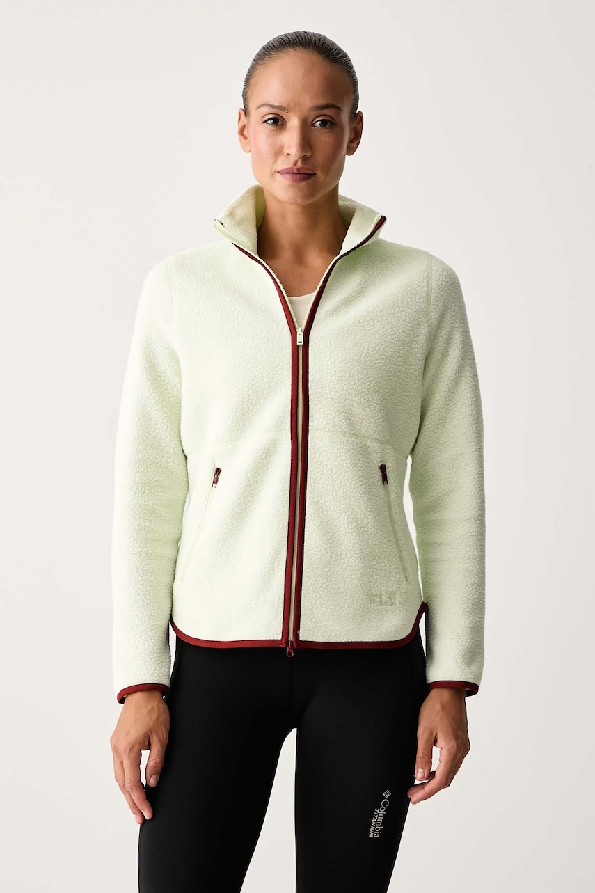 Jack Wolfskin  mikina na zips dámska flísová Lite Curl