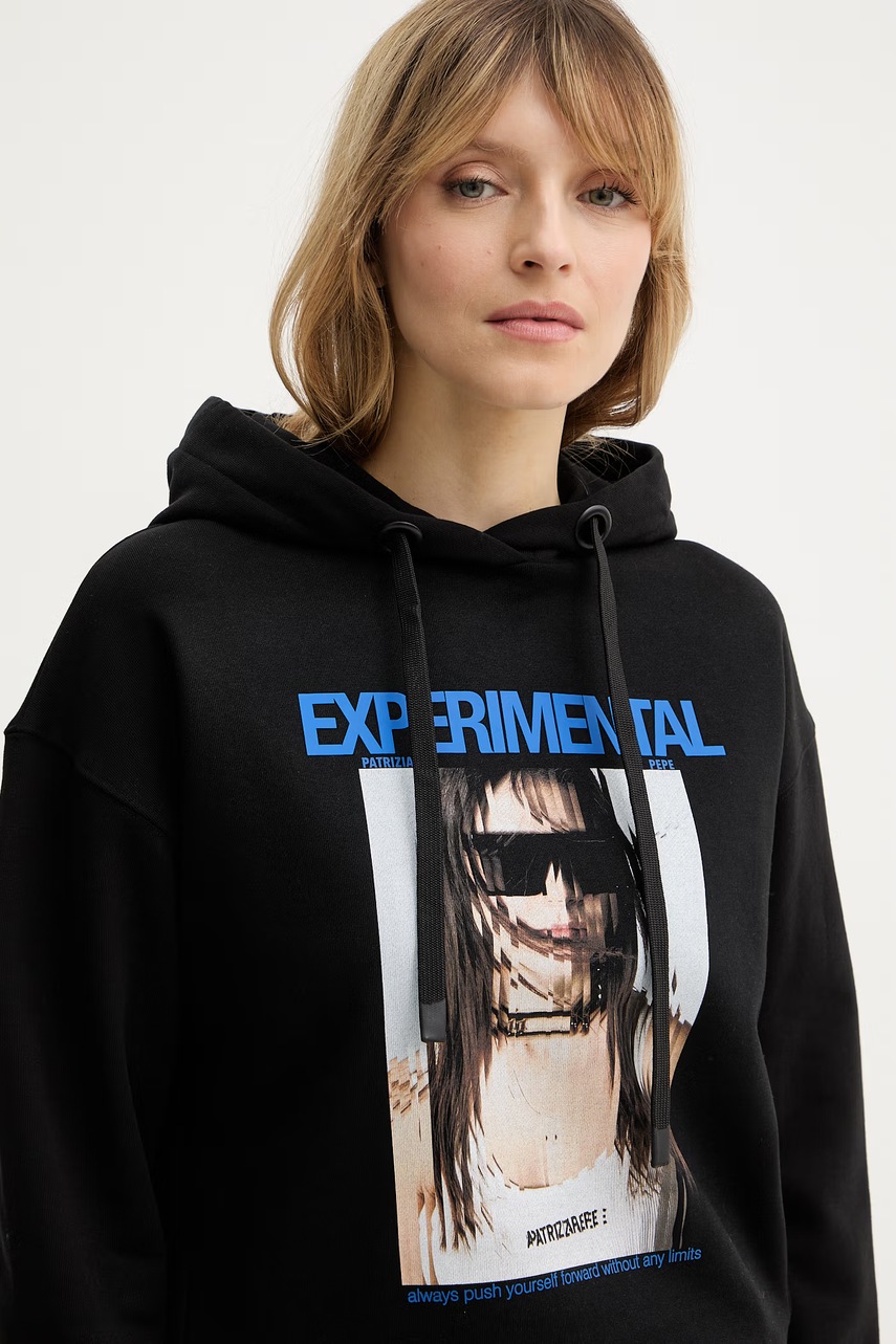 Bavlněná mikina Patrizia Pepe (obrázek 4)
