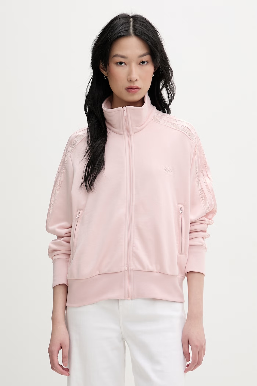 adidas Originals μπλούζα με κουμπιά γυναικεία με βαμβάκι Firebird