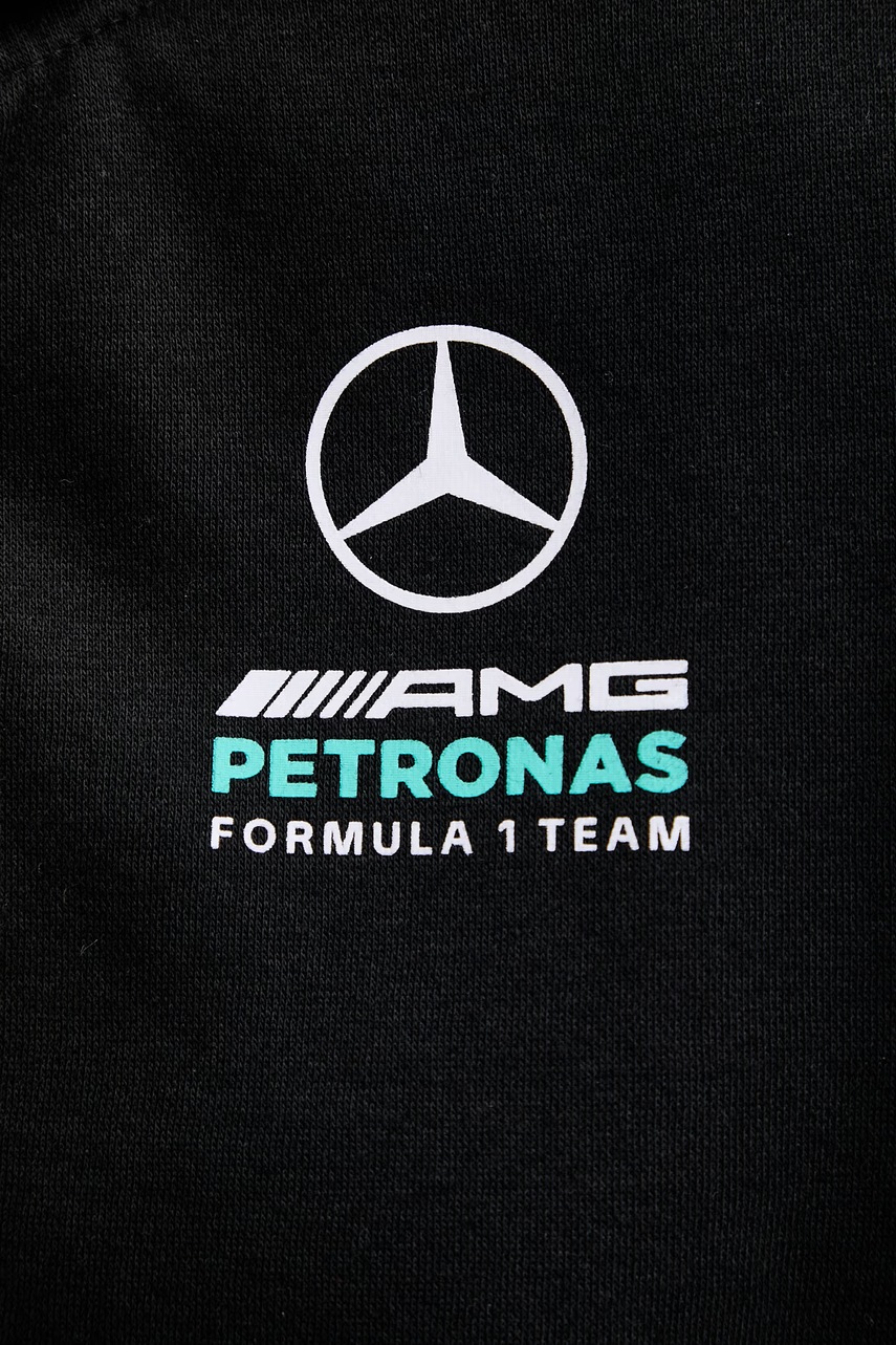 adidas mikina s kapucí dámská s bavlnou x Mercedes (obrázek 5)