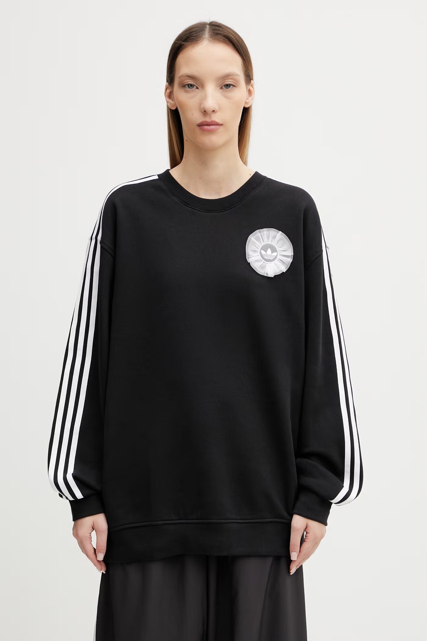 adidas Originals bluza bawełniana damska czarna KS6470