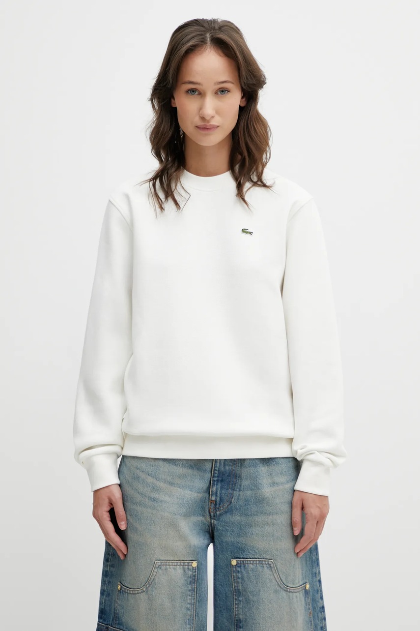 Lacoste bluza z bawełną damska