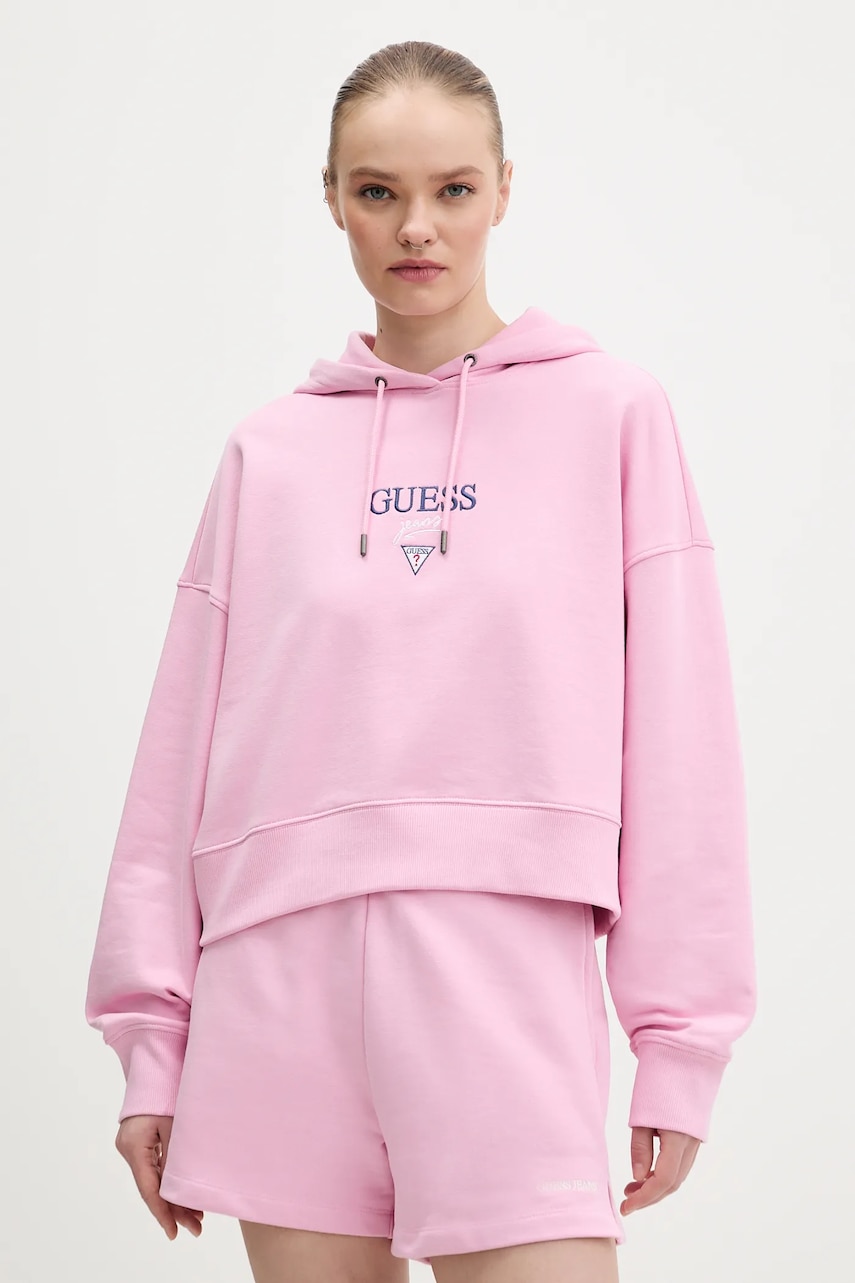 Βαμβακερή μπλούζα Guess Jeans