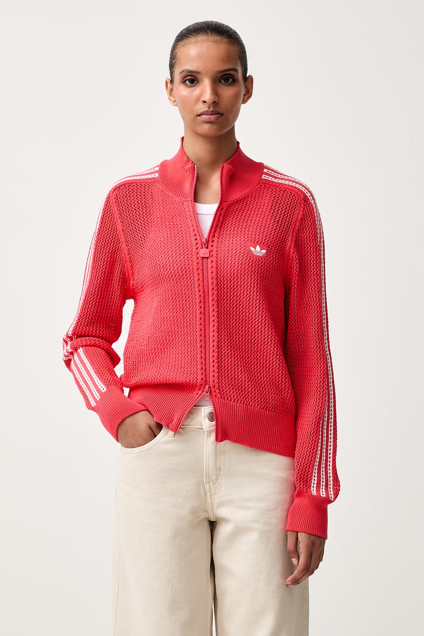 adidas Originals hanorac cu fermoar pentru femei
