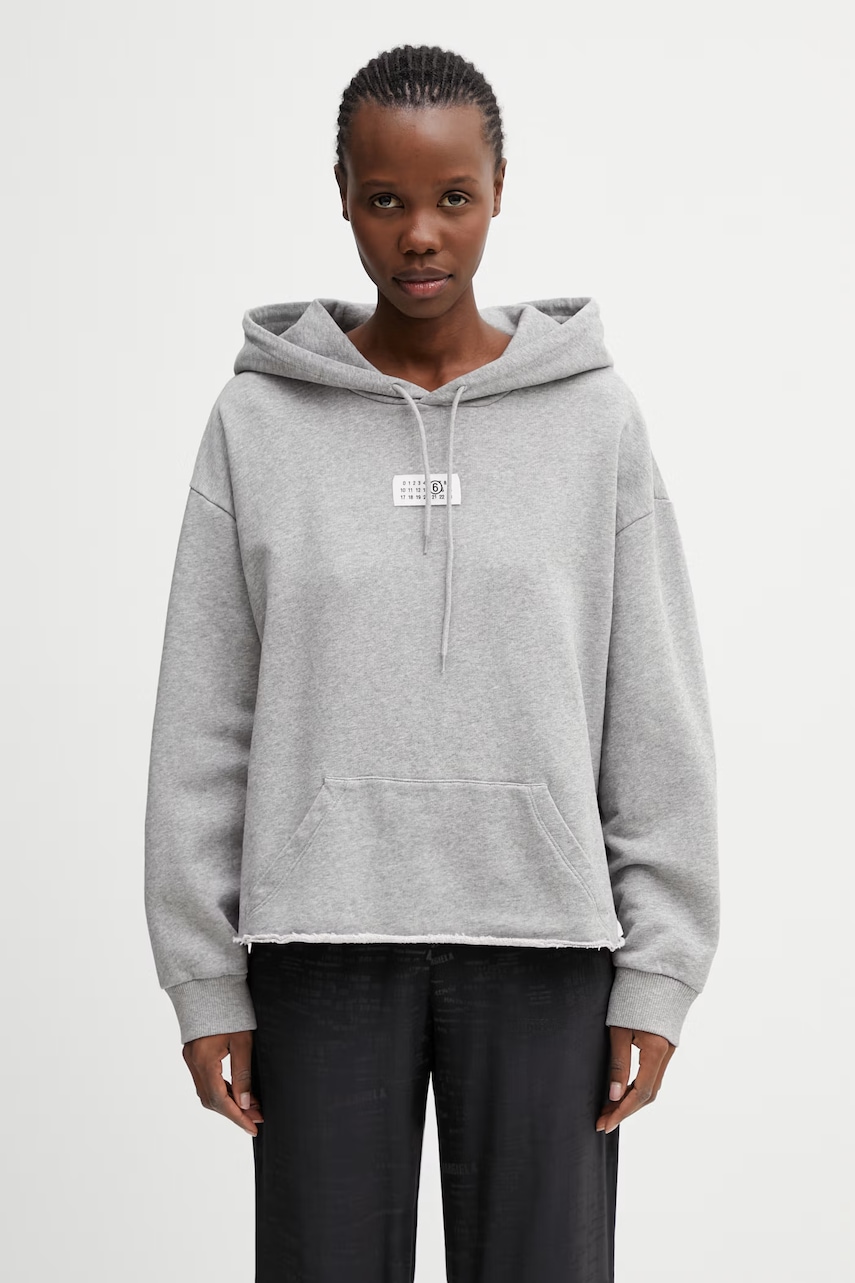 MM6 Maison Margiela Μπλούζα με κουκούλα Γυναικεία βαμβακερή
