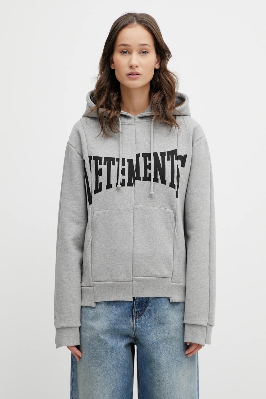 VETEMENTS bluză Cut-up Logo