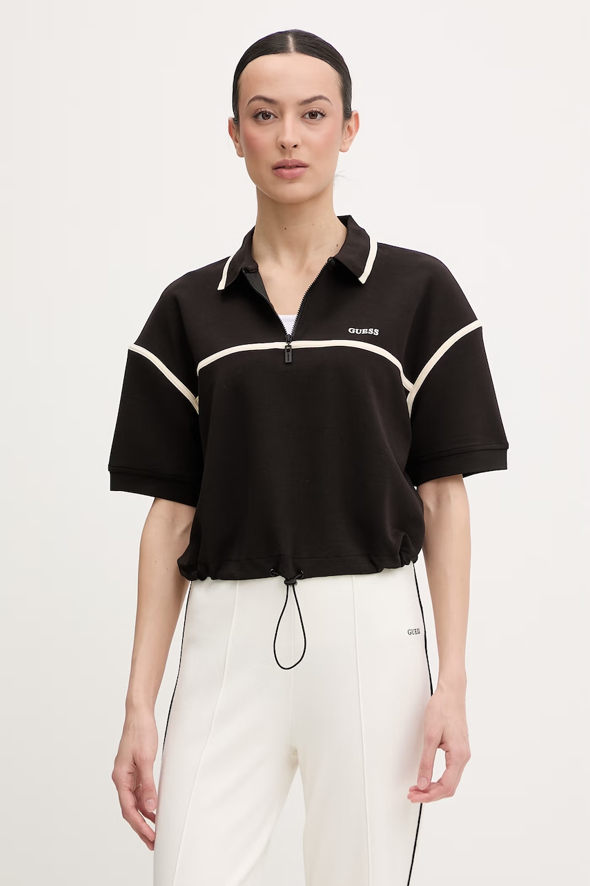 Guess hanorac cu fermoar pentru femei JASMINE