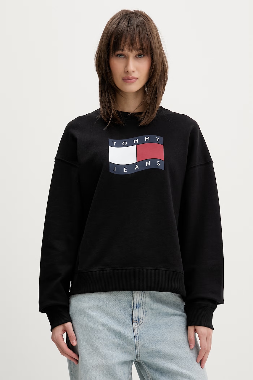 Tommy Jeans hanorac pentru femei, din bumbac