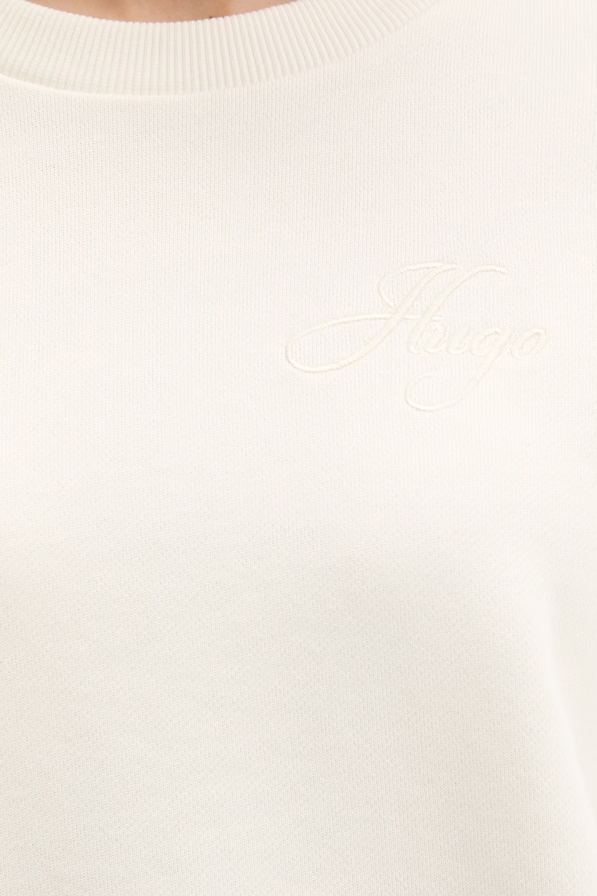 HUGO oversize mikina dámská bavlněná Deroxina_9 (obrázek 5)