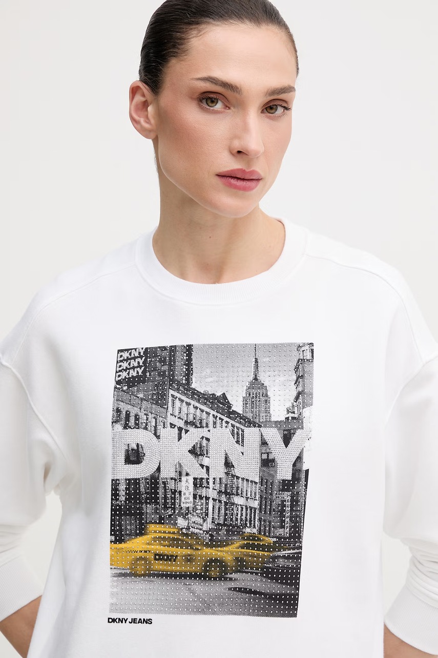 Bavlněná mikina Dkny (obrázek 4)