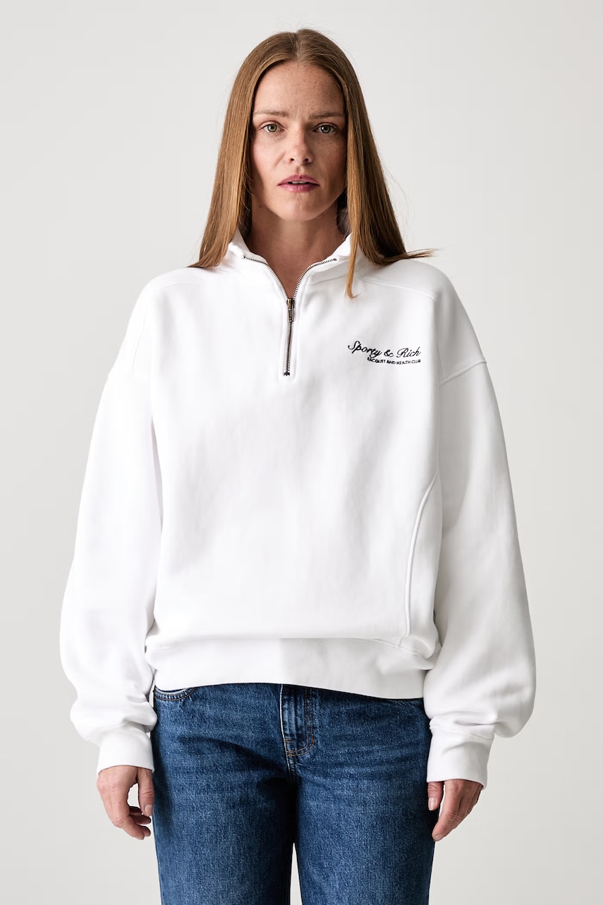 Sporty & Rich Syracuse bluza bawełniana damska