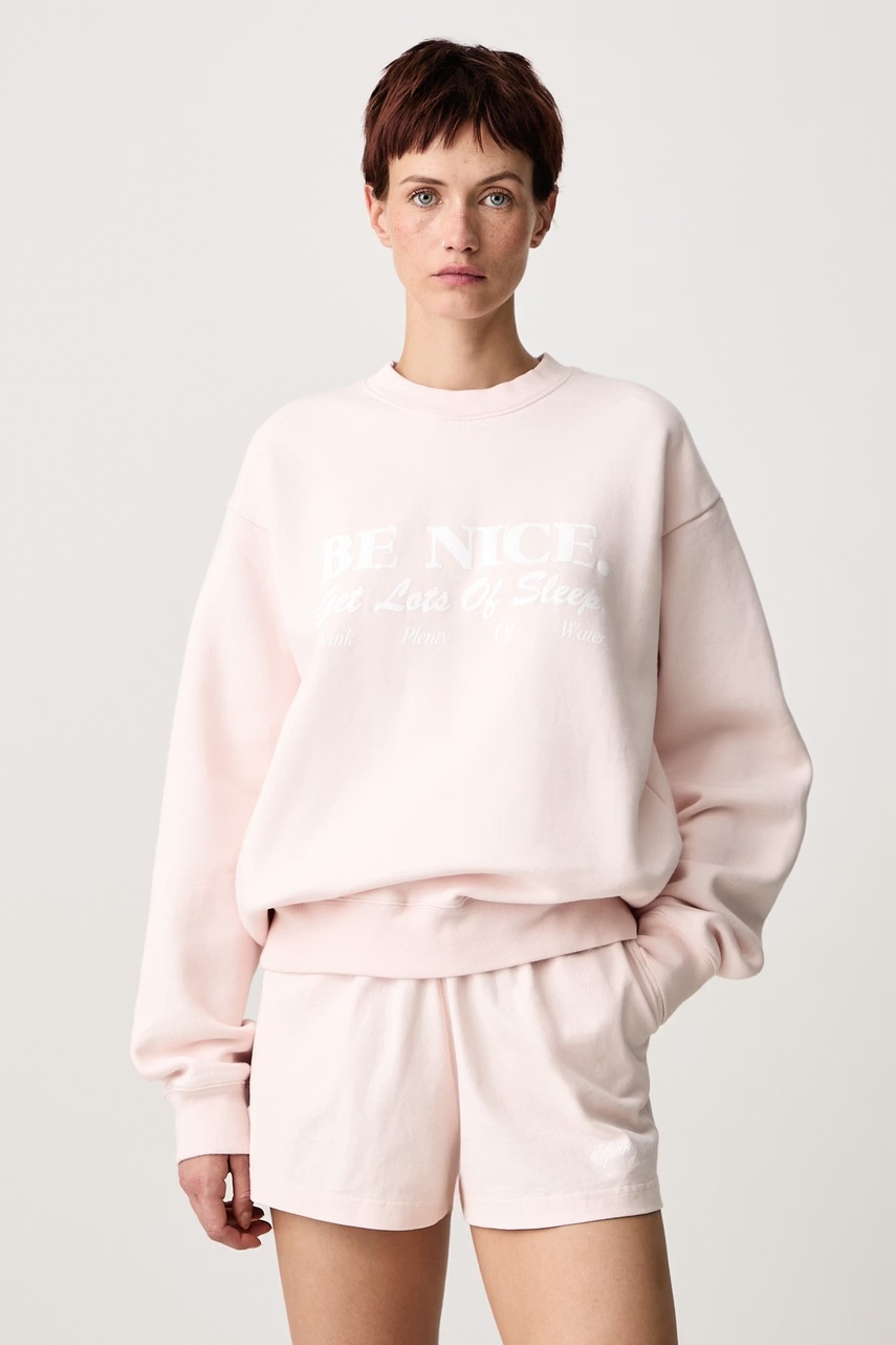 Sporty & Rich  Be Nice hanorac din bumbac pentru femei