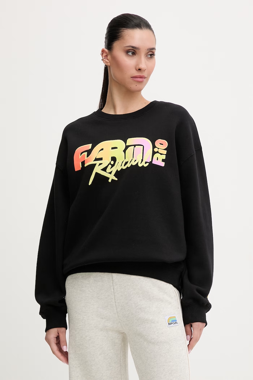 Rip Curl hanorac pentru femei, din bumbac FARM RIO