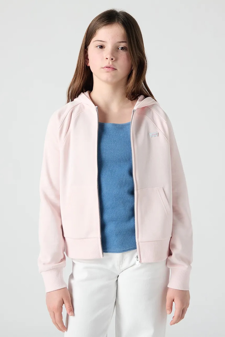 Levi's bluză copii MEET AND GREET ZIP UP HOOD