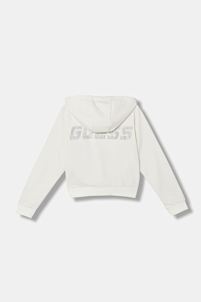 Guess кофта, яка розстібається дитяча з бавовною