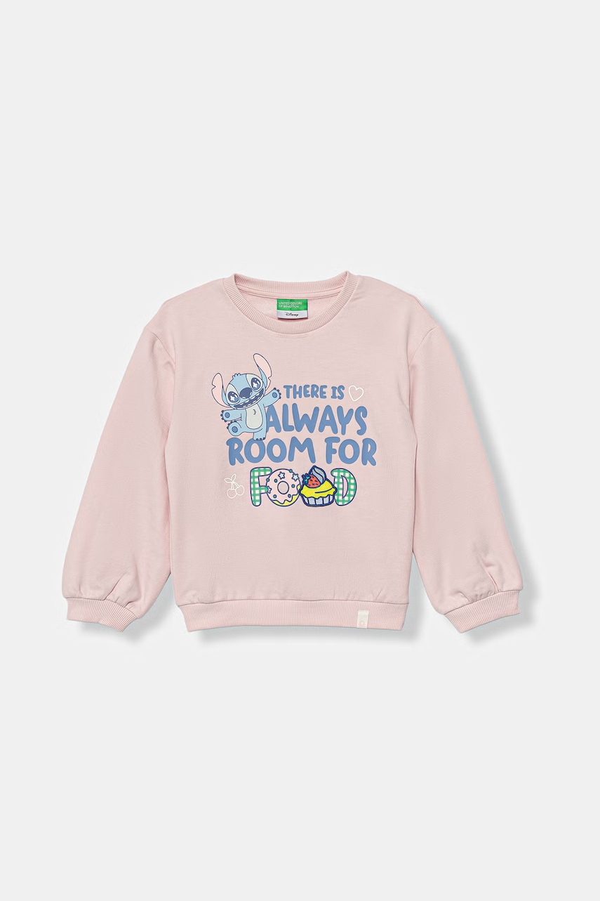 E-shop United Colors of Benetton oversize mikina dětská bavlněná