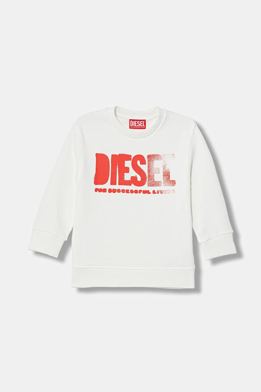 Βαμβακερή παιδική μπλούζα Diesel SIDER OVER SWEAT-SHIRT