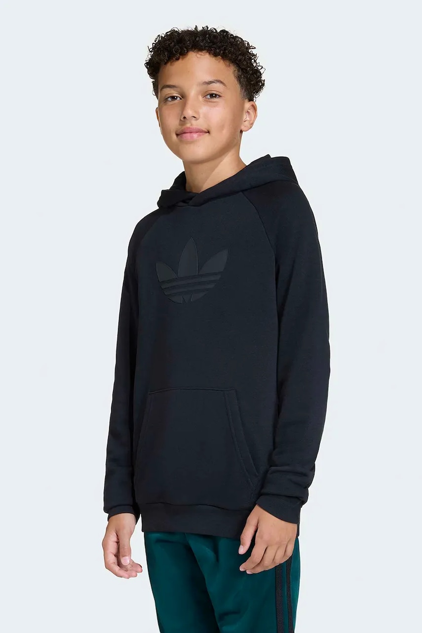 E-shop adidas Originals mikina s kapucí dětská s bavlnou