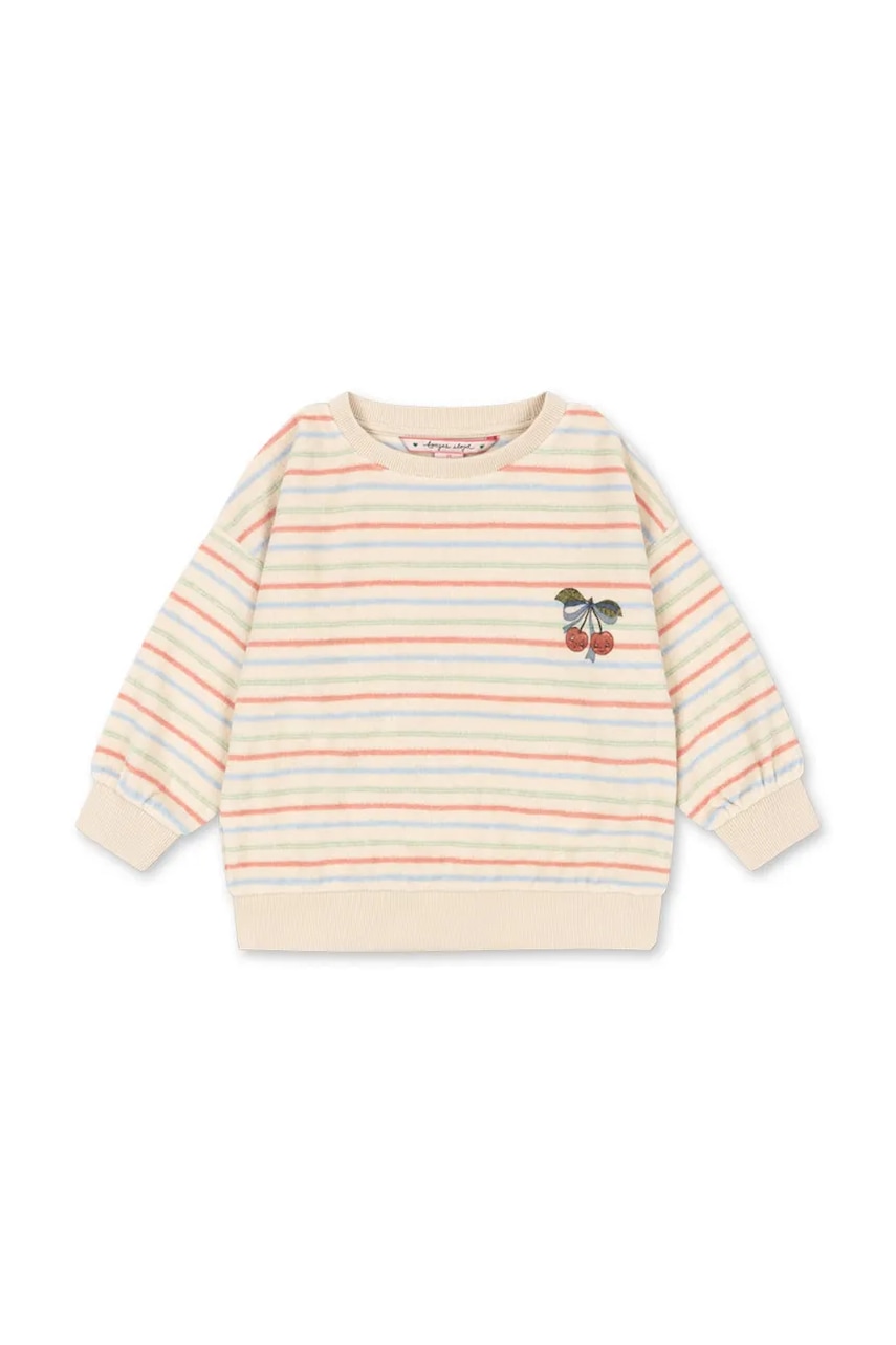E-shop Dětská mikina Konges Sløjd ITTY RIB SWEAT SHIRT GOTS